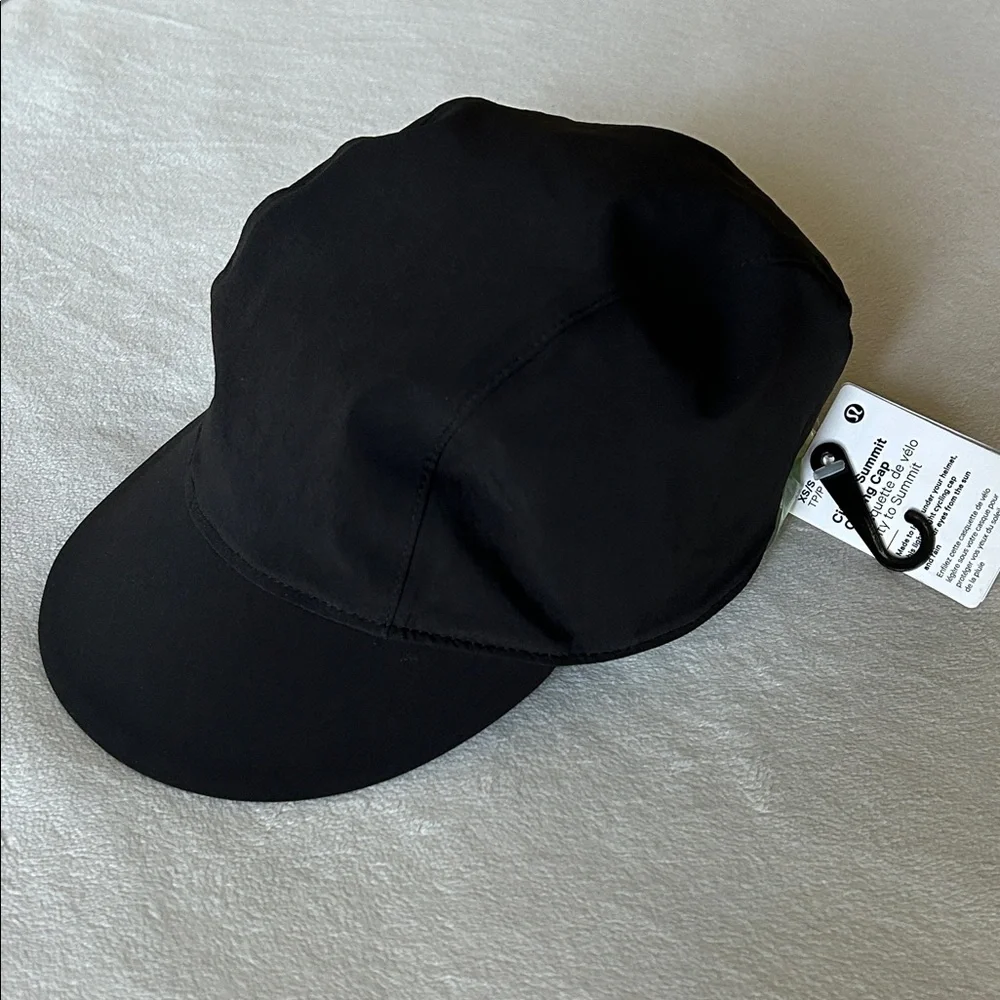 🆕 LULULEMON City to Summit Cycling Cap Black Poseidon NWT
